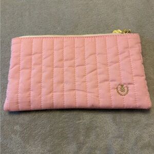 Elegant Pink Quilted Pouch by Simplified